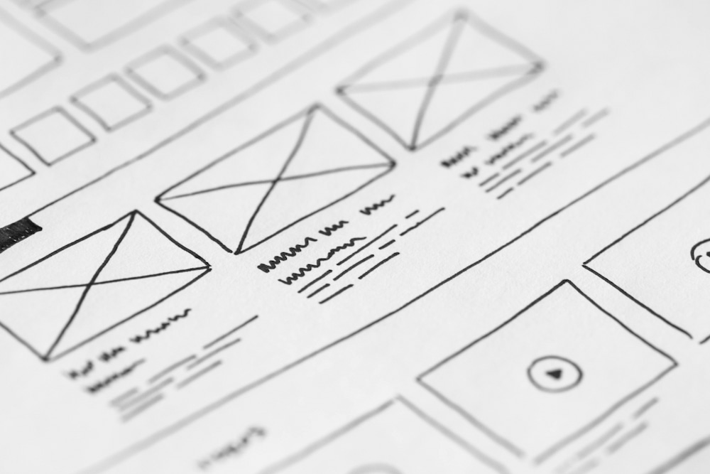 Trienekens Online-websites-wireframe